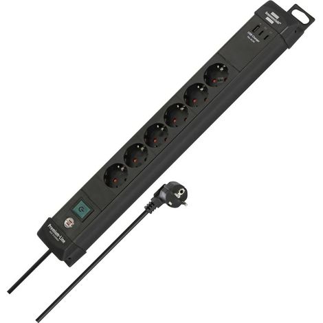 Brennenstuhl 1951160613 Multipresa Nero 1 pz. (1/5)
