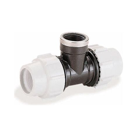 Plasson Female Branch Tee 20mm x 20mm x 1/2" Plumbing (1/2)