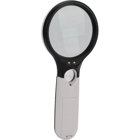 Loupe portable éclairée par LED, double lentille optique en acrylique, haute transmission lumineuse (1/5)