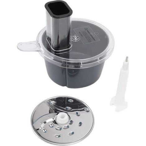 Coupe-râpe à légumes pour Thermomix TM6  Couvercle multifonctionnel  Compatible TM5 et TM6  Matériau ABS et inox  Nettoyage facile lave-vaisselle (1/4)