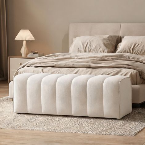 Table de chevet en polyester Mehrschichtenplatte 110 x 40 x 44 cm (1/5)