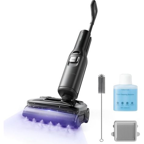 Aspirateur laveur vapeur sans fil - ROBOROCK - F25 Steam - Aspiration 25 000 Pa - Autonomie 80 min - Technologie VaporFlow