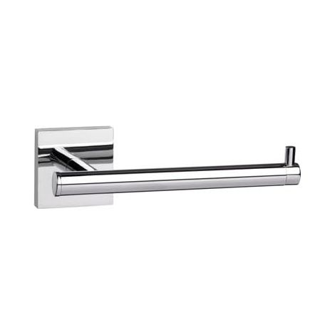 Croydex Flexi-Fix Square Toilet Roll Holder, Chrome - Chester (1/5)