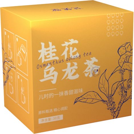 30g Osmanthus Oolong Infusion Cold Brew Sachets Triangle Bags Thé Bien-Être 10 Sachets (1/5)