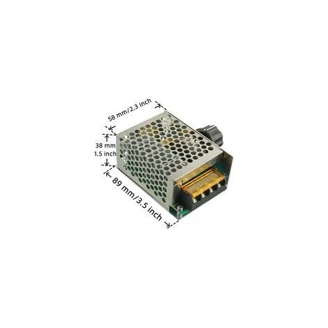 4000W Haute Puissance SCR Régulateur de Tension Électronique 220V AC Moteur Régulateur de Vitesse Gradateur Thermostat (1/4)