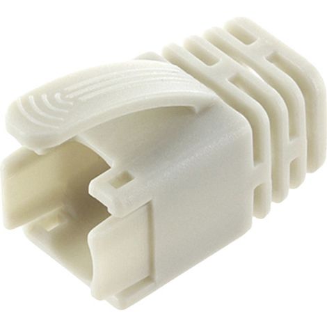econ connect KSC8GR Knickschutz für Cat.8 Stecker grau KSC8GR Knickschutztülle    Grau 1 St.