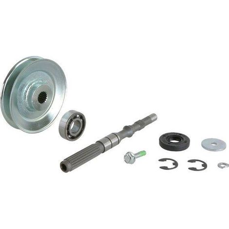Outils Wolf – Kit arbre de boîte vitesse autoportée A80B – Longueur 144.4 mm – Poulie diamètre 89 mm – Compatible modèles Etesia