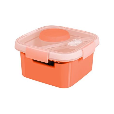 Kit déjeuner Curver Smart To Go - Contenant alimentaire multi-compartiments de 1,1 L