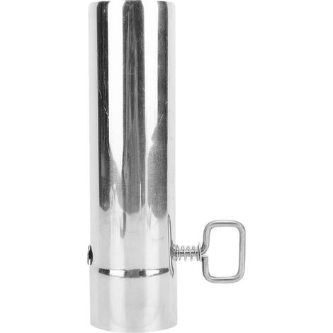Tuyau de poêle avec amortisseur, cheminée épaisse en acier inoxydable 304 pour l'extraction des fumées d'échappement M (1/5)