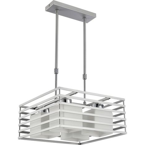 Lampe à cellule 4 LED argentée 4XE27 40W (1/3)