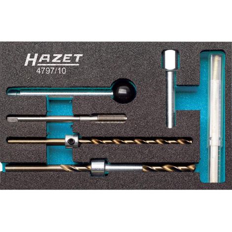 HAZET 4797/10 KIT DE RÉPARATION FILETAGE POUR LA VIS DE FIXATION DE L'INJECTEUR (1/2)