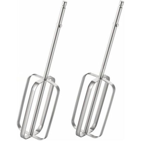 QORVA-2pièces Accessoires pour Batteur à Main Acier Inoxydable Fouets Électriques Universels pour Mélanger Et Pâtes Remplacement pour Cuisine (1/5)
