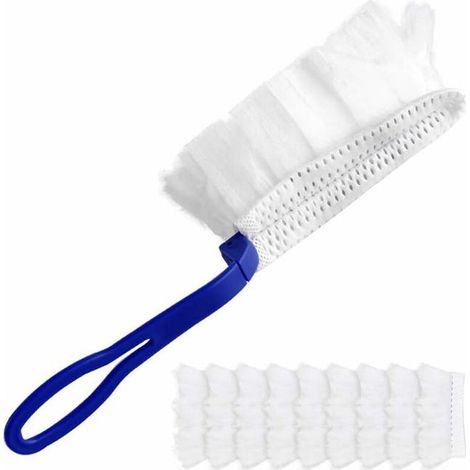 Microfibre duster main avec 10x duster recharges, petit nettoyant pour poussières, polyvalent et pratique (1/5)