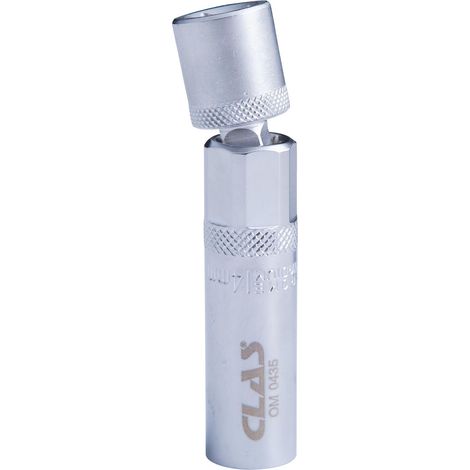 Clé a bougies magnétique 14mm l.92mm 3/8" articulee - OM 0435 - CLAS Equipements (1/2)