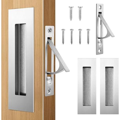 Kit quincaillerie porte coulissante argent HBL’ (1/3)
