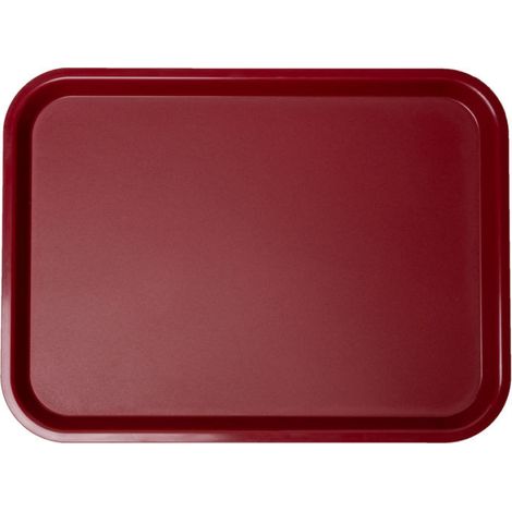 Vassoio fast food rosso rubino Genus Dei cm 41x30