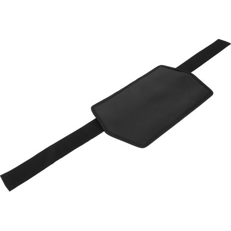 Ceinture d'exercice pour poussée des hanches, lestée et ajustable, pour l'entraînement des fessiers, pour femmes et hommes, noire. (1/5)
