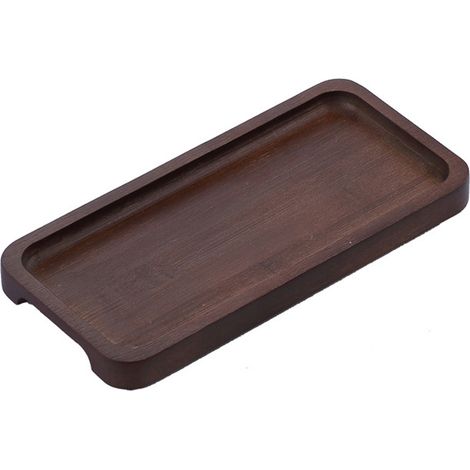 Plateau à café en bambou, plateau à thé japonais, assiette à fruits pour tables basses et grands canapés. (1/5)