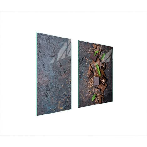 TABLERO PROTECTOR DE VIDRIO 75x52 CHOCOLATE (1/5)