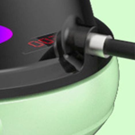 Machine à sauter à la corde avec Bluetooth, musique et LED, équipement de saut électrique intelligent automatique pour intérieur et extérieur, vert (1/5)