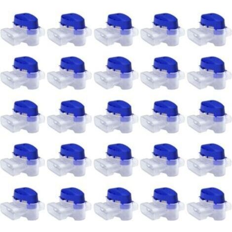 Set de Connecteurs de Câbles pour Robot Tondeuse - 50 Raccords Remplis de Gel pour Étendre ou Réparer Fil Electrique Bas Voltage Tondeuse Automatique - Étanches, Sûrs, Dénudage Inutile