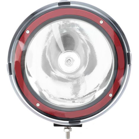 Spot Light, HID Pare-chocs avant Lampe de toit Camping Chasse Pêche Spot Light 12-24V 55W(Anneau rouge 9 pouces). (1/5)