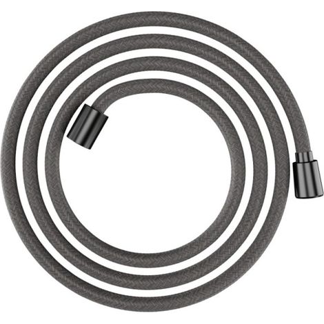 Hansgrohe Flexibles - Flexible de douche, 200 cm, chrome noir brossé 28230340 (1/5)