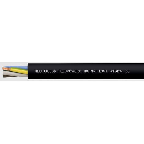 HELU 30765 Gummischlauchleitung 3 G 1.5 mm² Schwarz 100 m