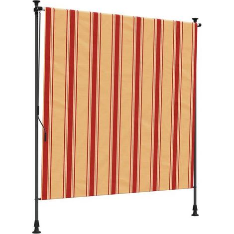 Store enrouleur extérieur multicolore, 100 x 270 cm (1/2)
