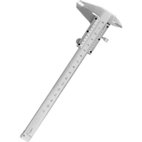High Precision Carbon Steel Micrometer Vernier Caliper Measuring Tool 0-150mm (1/5)