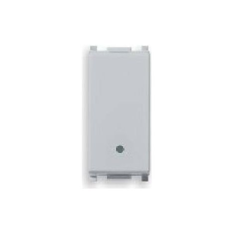 Pulsante 1P NO 10A Silver vimar plana 14008.SL