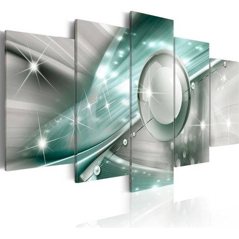 Quadro - Light-Blue Flame - 200x100 (1/4)