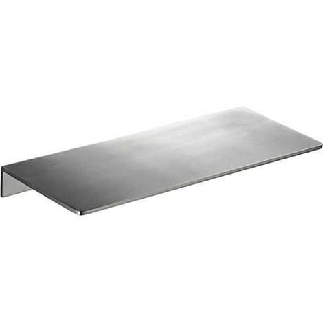 Tablette Murale Adhésive pour Salle de Bains – Petite Etagère Autocollante en INOX - sans Trou Ni Percage,30cm,Argent