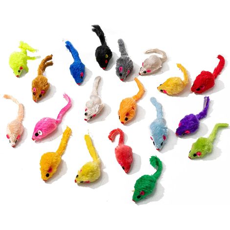 12 Pièces Souris Chat, Jouet Chat, Souris Herbe a Chats (1/5)