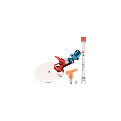 Déflecteur à disque pour pistolet de pulvérisation Pulvérisateur airless haute pression Porte-buse universel pour pistolet de pulvérisation Déflecteur anti-éclaboussures Déflecteur universel avec port (1/5)
