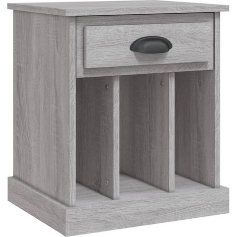 Maison Exclusive - Nachttisch Grau Sonoma 43x36x50 cm