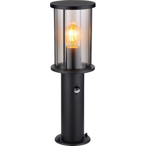 Globo - lámpara de pie - Gracey - negro - metal - Ø 14cm - E27 -