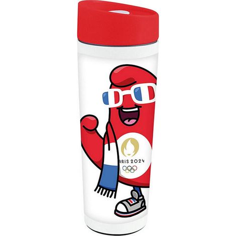 Gourde Thermos En Inox Isotherme Mascotte Jeux Olympiques 2024 (1/2)