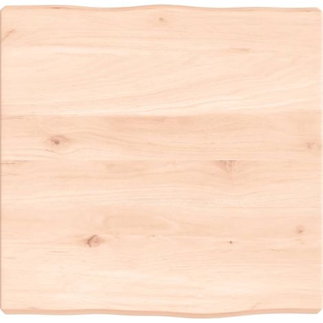 Dessus de table  Dessus de bureau  Plateau de table bois massif non traité bordure assortie