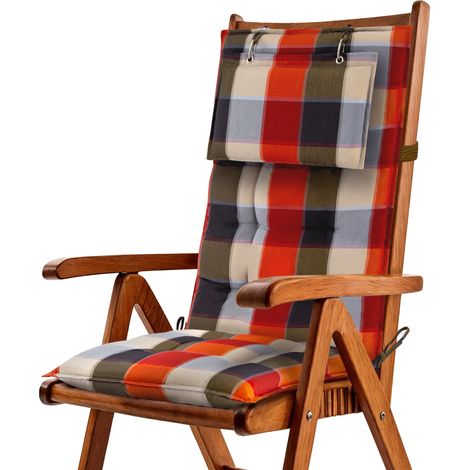 Premium Hochlehner Auflage Kopfpolster Sun-HL 120x50cm Beige