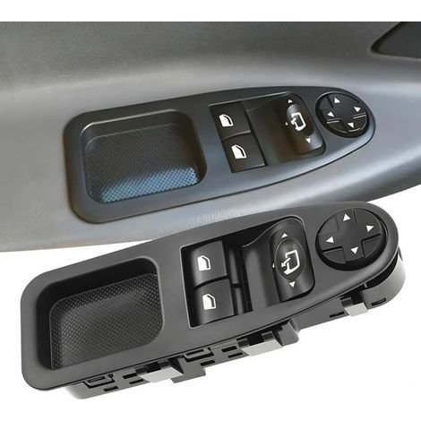 Lève-vitre électrique avant gauche – Interrupteur principal compatible Citroën Jumpy, Peugeot Expert, Fiat Scudo 2007-2016 – Installation facile – Devenirriche (1/5)