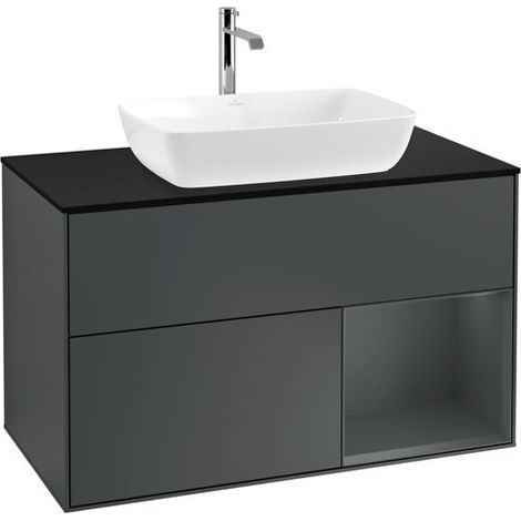 Villeroy & Boch F782HGHG Armoire sous lavabo Finion F78 (1/2)