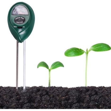 Testeur de Sol - 3 en 1 Soil Tester PH-mètre, pour Fleurs-Herbe-Plante-Jardin-Ferme-pelouse (Pas Besoin de Batterie) A94 (1/4)