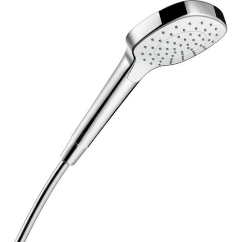 Pommeau de douche HANSGROHE Croma E EcoSmart blanc/chromé (1/5)