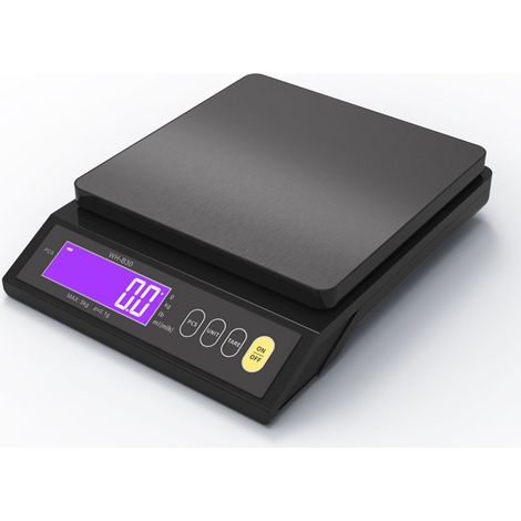 Küchenwaage 5 kg/0,1 g, schwarz, LED-Anzeige, IP67 wasserdicht, Präzisions-Haushaltswaage mit Zähl-, Tara- und Einheitenumrechnungsfunktionen.