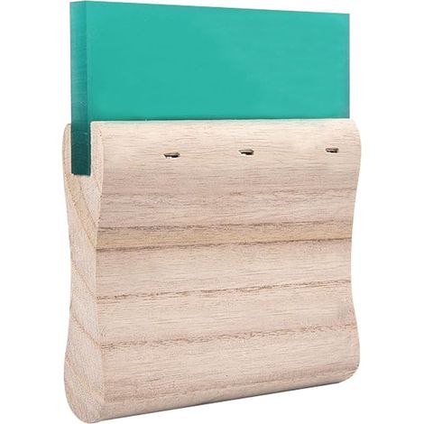 Raclette pour sérigraphie 4 tailles en bois Grattoir à encre pour sérigraphie 10 cm(1Pcs) (1/5)