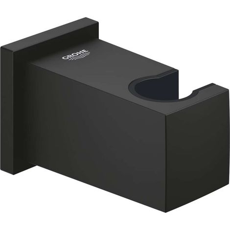 Grohe Euphoria Cube - Codo de ducha con soporte, phantom negro 26370KF0 (1/4)