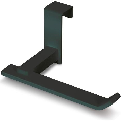 BELTRAN 10738 MUEBLES Portarrollo De Colgar Costado De Mueble Cromo Negro - ref: 064-10738 (1/2)