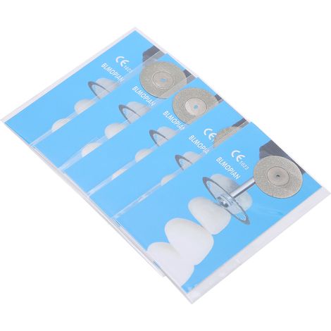 5 pièces / Lot Disque Diamant Dentaire Double Face pour Polissage et Découpe, Outil de Soin Buccal (1/5)