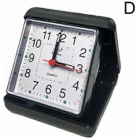 Réveil silencieux pour voyage et chevet avec répétition - design compact,Blue
